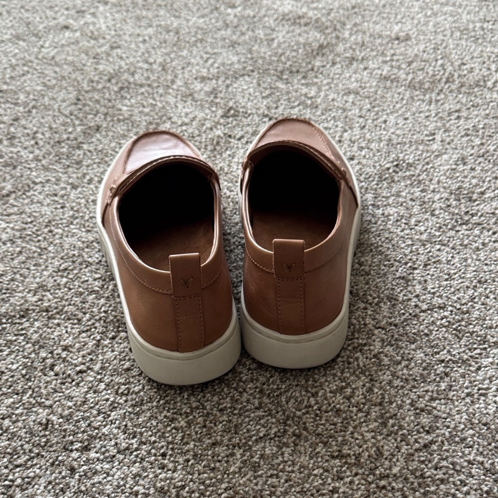 Vionic Leather Slip-On Loafers - Picture 3 of 6